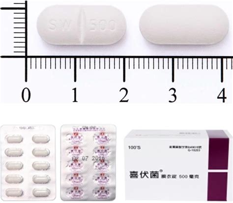 喜伏菌飯前|喜伏菌膜衣錠 500 毫克的功效、成分、用法與用量